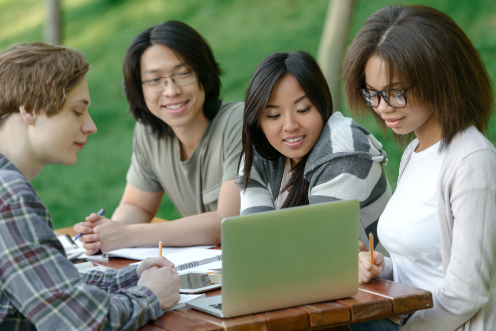 Students Talking